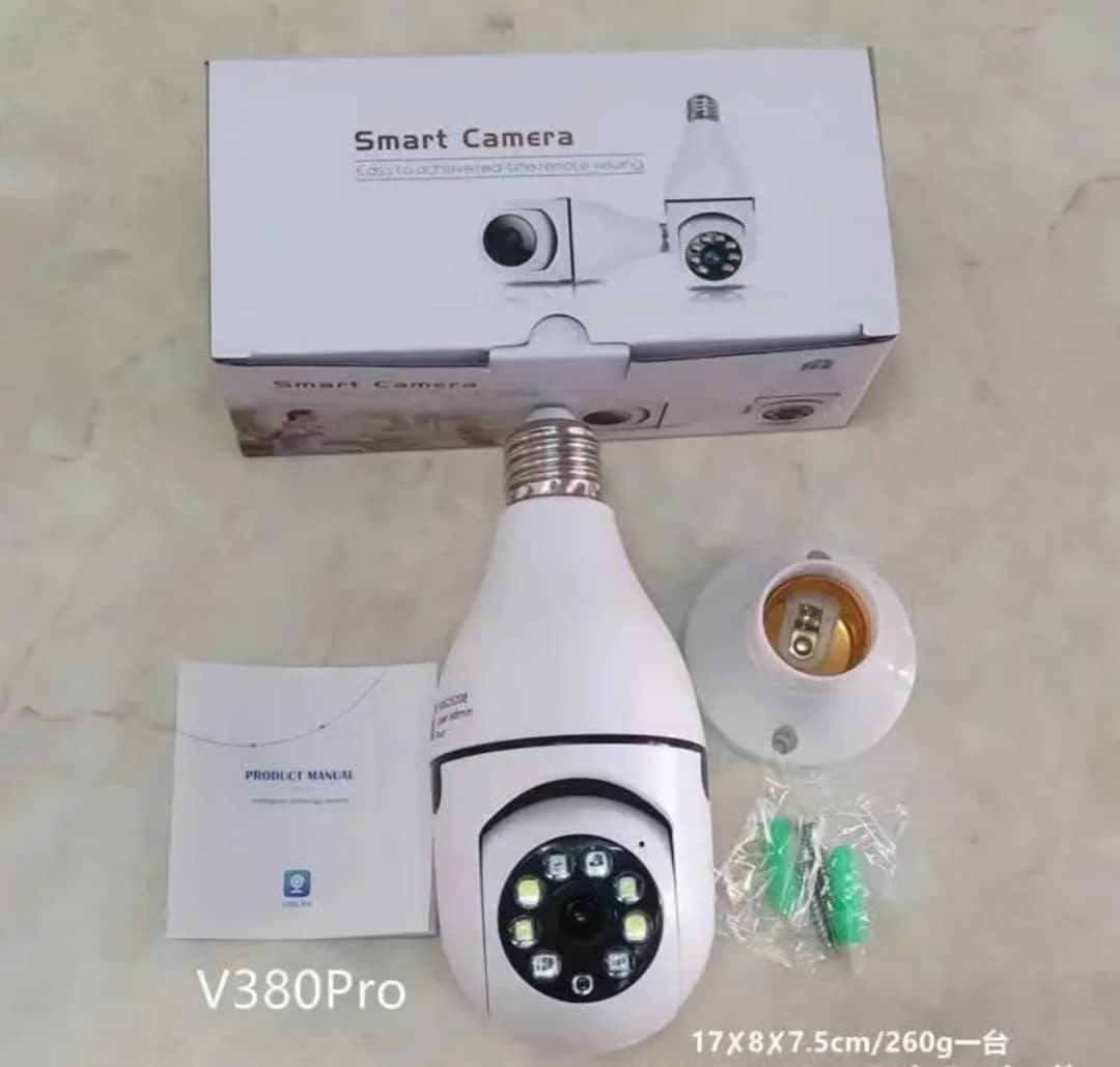 Caméra de surveillance à double objectif 360⁰