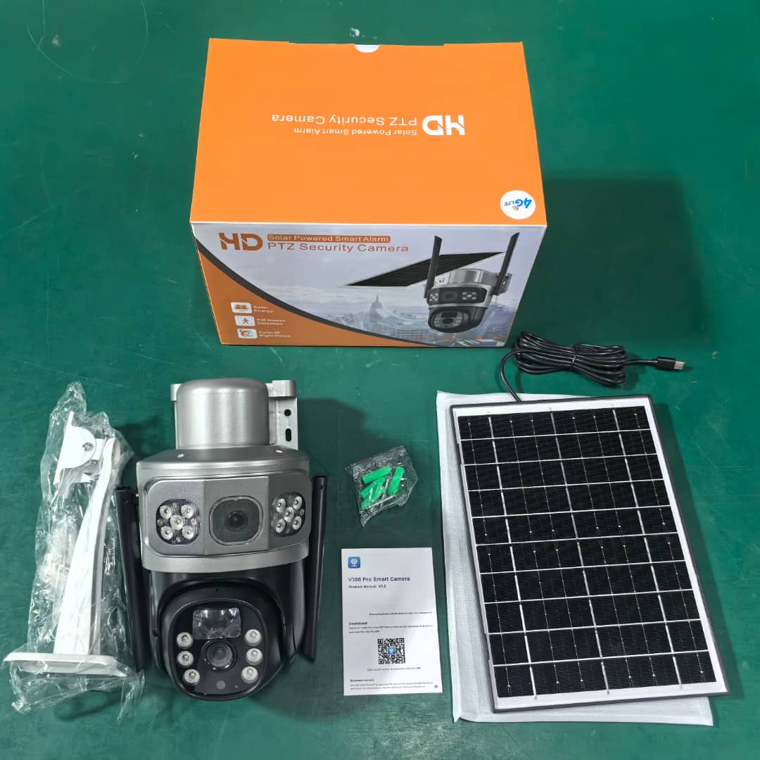 Caméra de surveillance HD à SIM à panneau solaire disponible