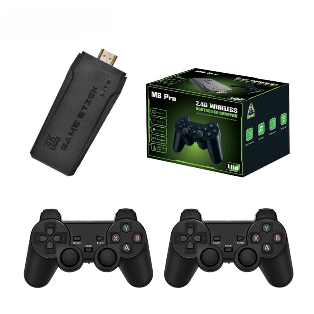 Console de jeux avec plusieurs jeux disponible